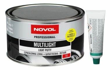Novol Szpachlówka lekka MULTILIGHT (90038) - Multifunkcyjna, gładkie wykończenie i łatwe szlifowanie