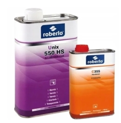Lakier bezbarwny UNIX 550HS 5l+ utwardzacz C355