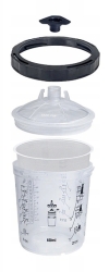 BULLET TOOLS PPS Zestaw kubków do mieszania lakieru system 650ml 50szt - PPS Zestaw kubków do mieszania lakieru system 650ml 50szt